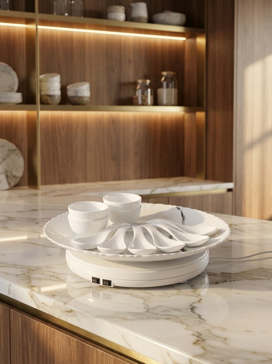 Premium Cutlery Plate Set with Spoon — Premium Dining Collection at Dolle Kitchenware Kalaburagi