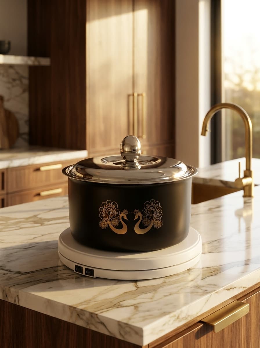 Premium Cooking Pot - High Lid — Premium Dining Collection at Dolle Kitchenware Kalaburagi